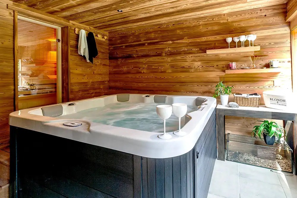 Vue espace bien-être Loft Vars