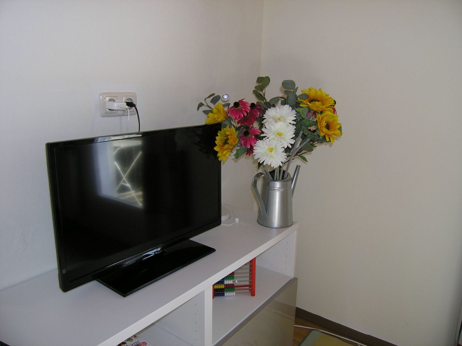 Wohnzimmer TV Ferienwohnung Mountain View 2 in Spital - Oberösterreich.JPG