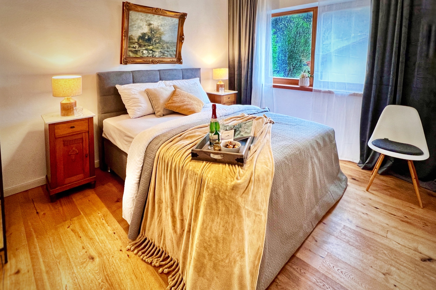 1 Schlafzimmer I in der Fewo Bachperle für max. 9 Pers..JPG