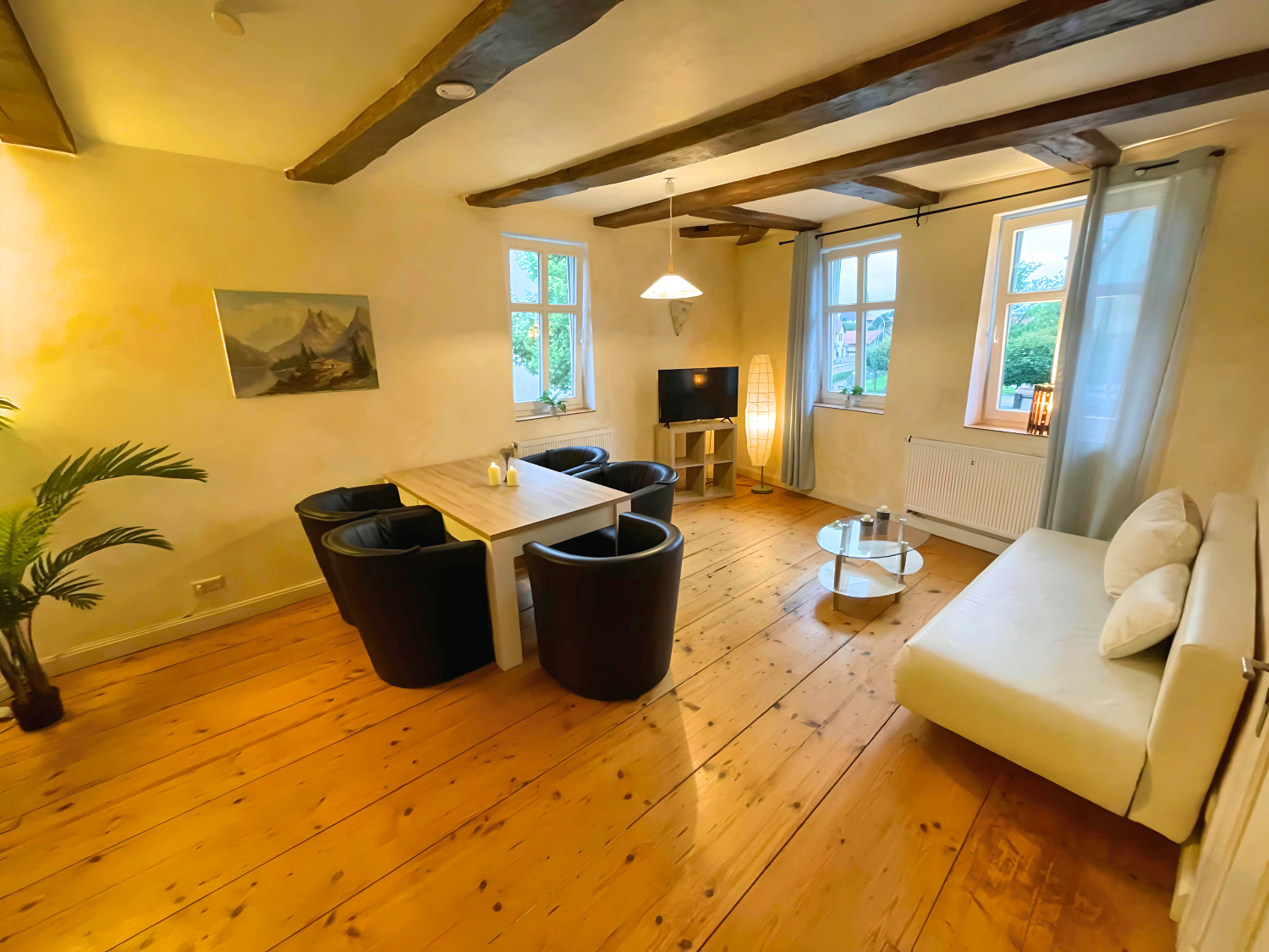 Pension Am Schloss - Apartment 5 - Wohnzimmer 1.jpg