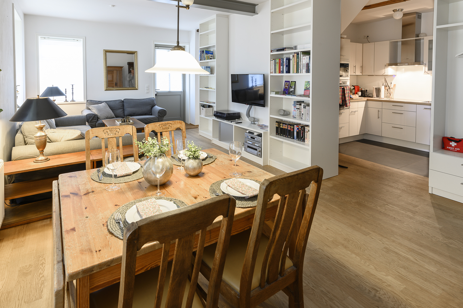 Altstadt Apartments Verden Apartment 1 mit Garten 24h SelfCheckIn