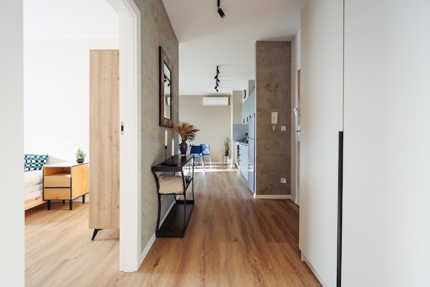 szeroki korytarz i pojemna szafa lódź mieszkanie .jpg