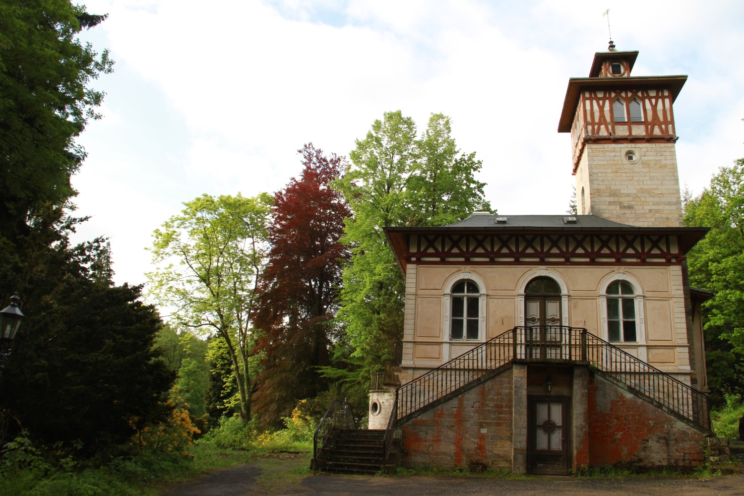 p01 Direkte Aussicht auf das Jagdschloss.jpg