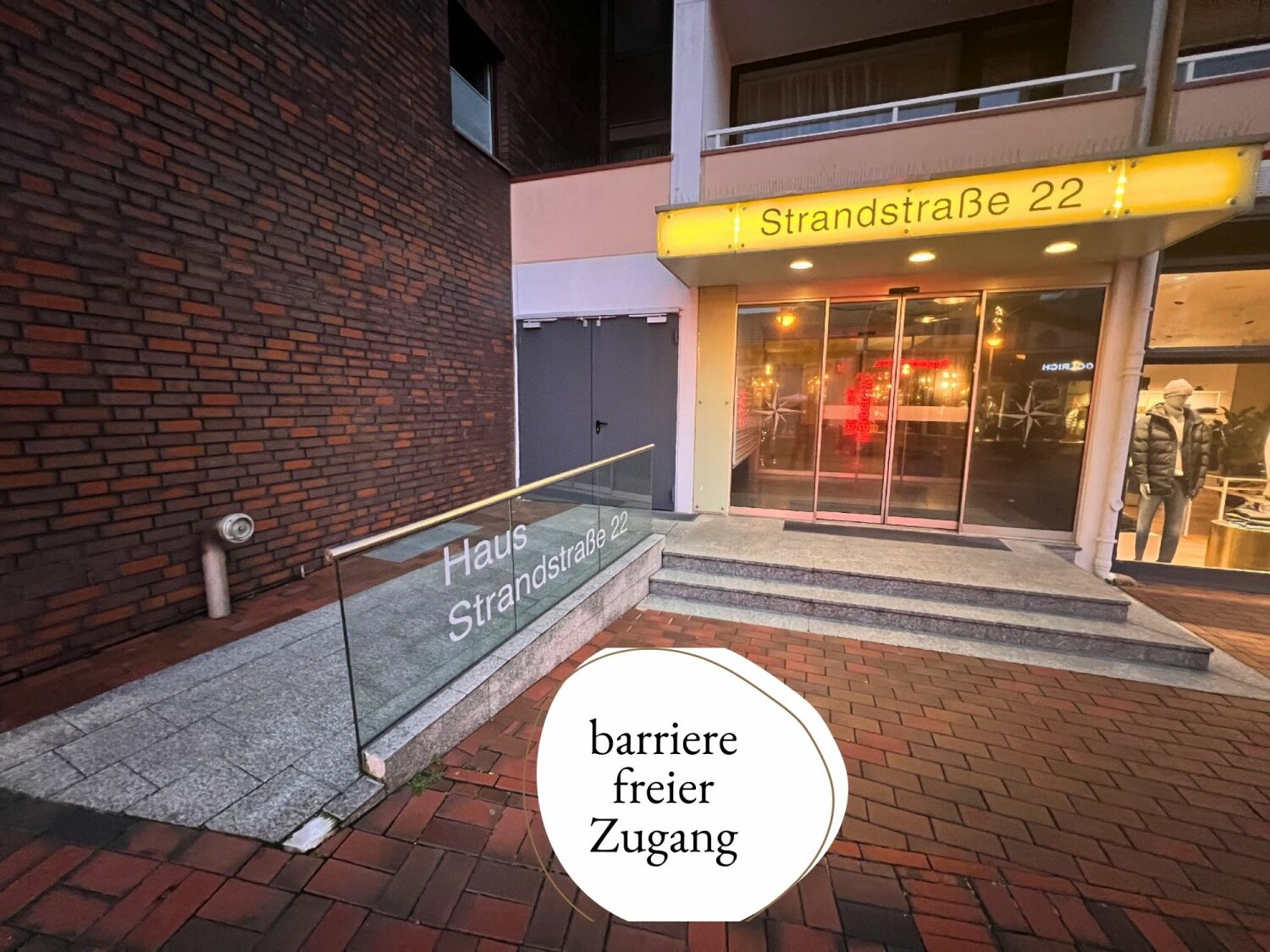 Fewo Westerland_Techt bi Strön_barrierefreier Eingang.jpg