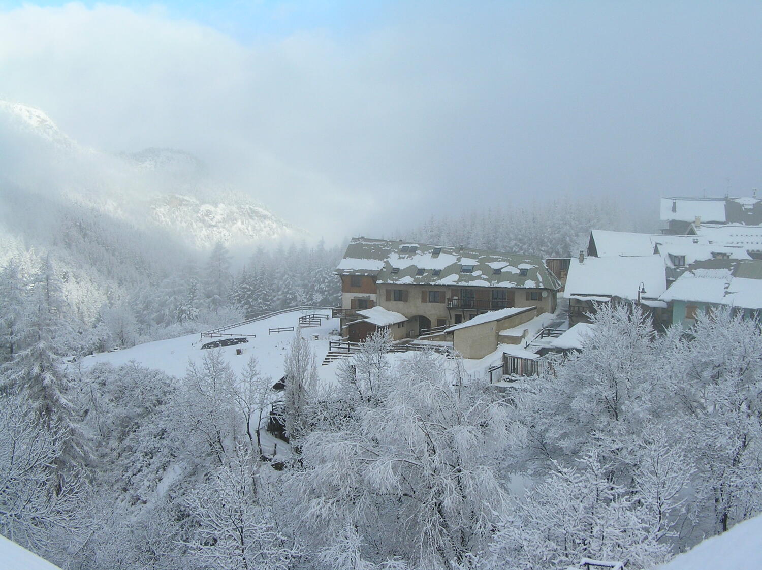 Vue vallée Vars La Mourée