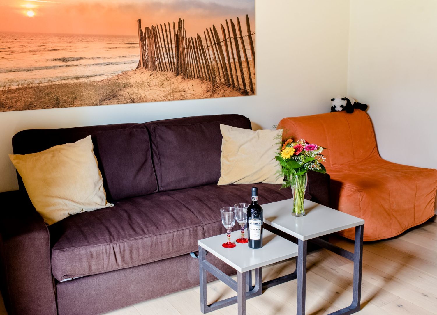 Ferienapartment Spital am Pyhrn Oberweng direkt beim Vermieter buchen und im Wohnzimmer Apartment 2 entspannen.jpg