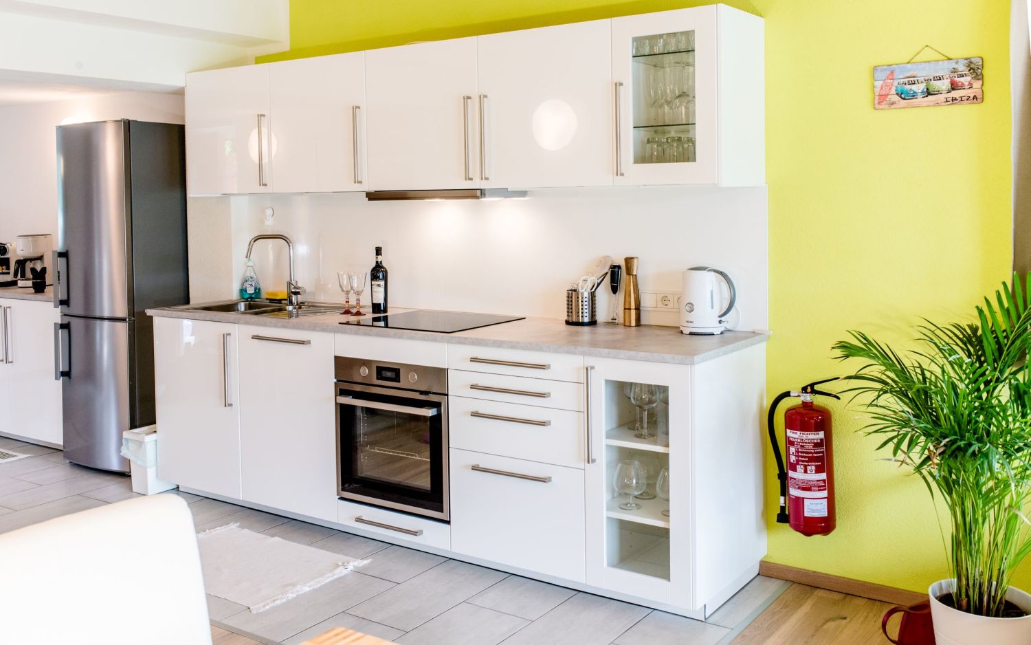 Küchenzeile Bungalow Ferienapartment Mountain View Wood Region Spital am Pyhrn Oberweng .jpg