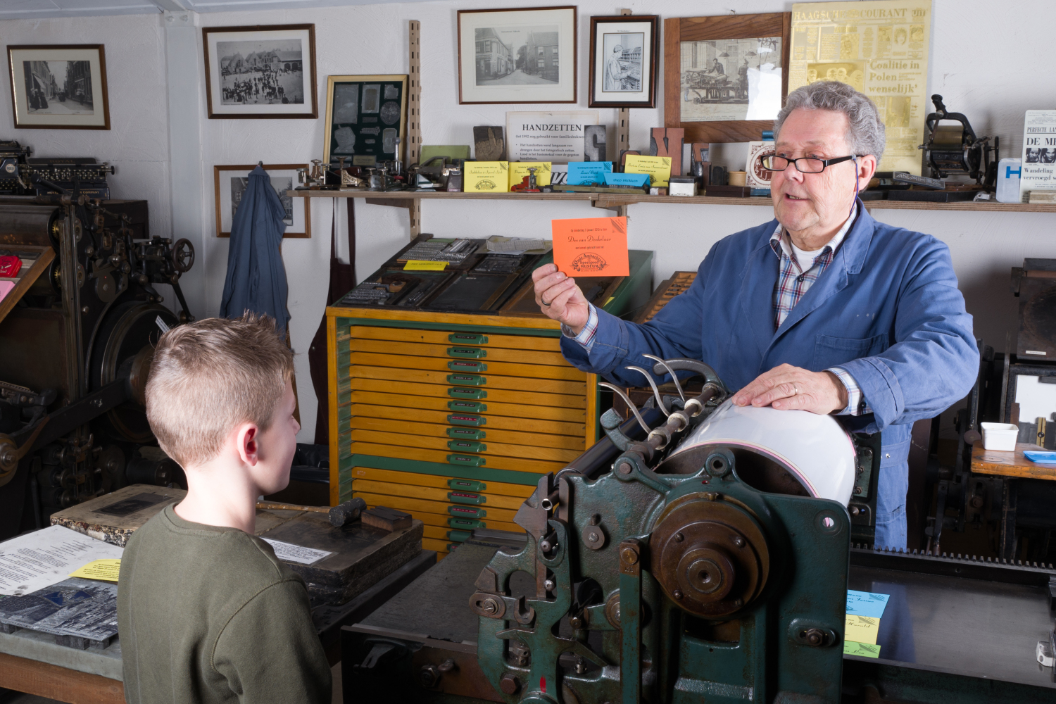 Drukkerij ambachtenmuseum  speelgoedmuseum Veluwe Uitje Dagjeweg.JPG