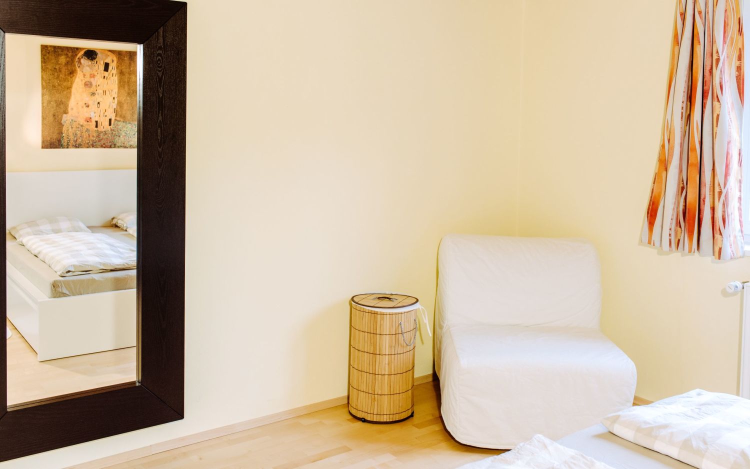 Schlafzimmer Ferienwohnung Mountain View zwischen Spital am Pyrn und Windischgarsten.jpg