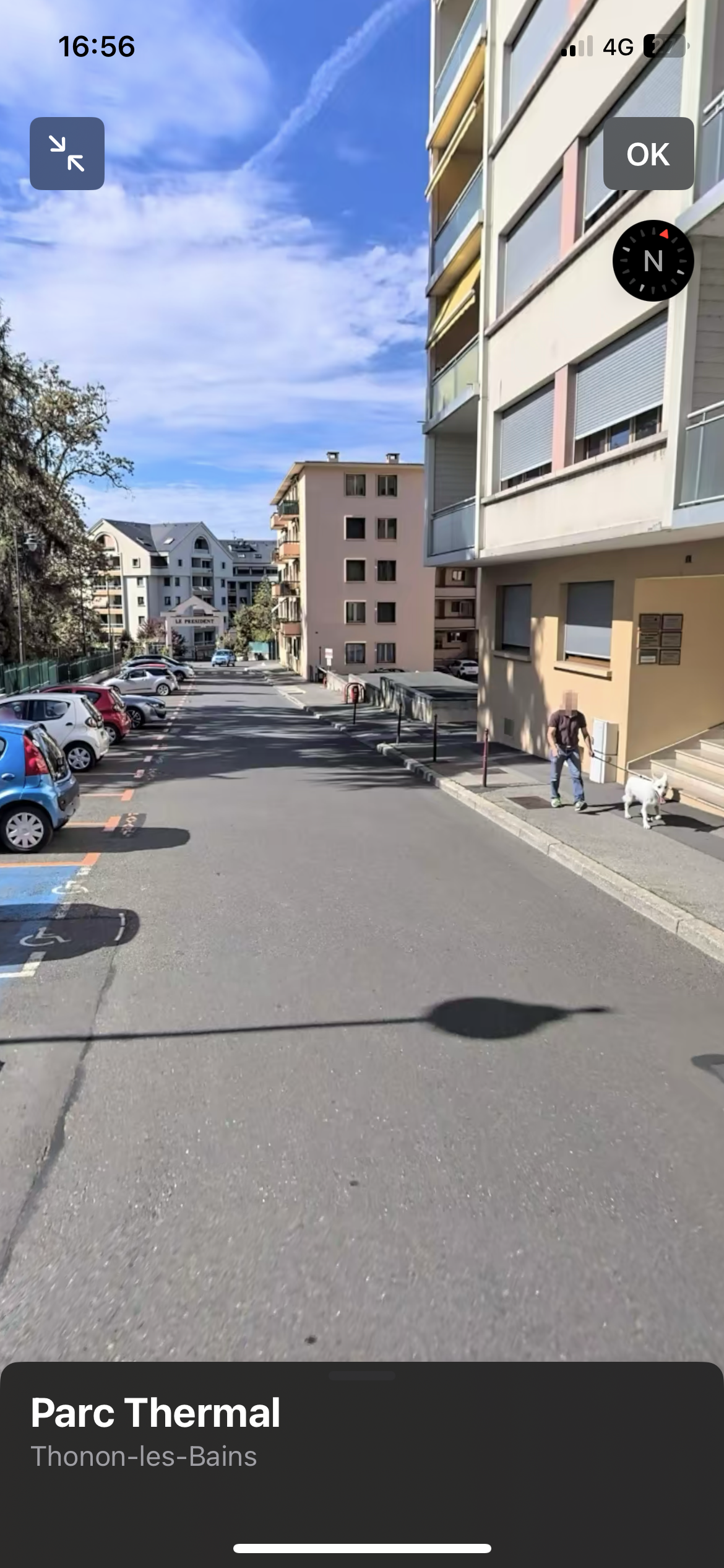 Plan d'accès à la boîte à clés