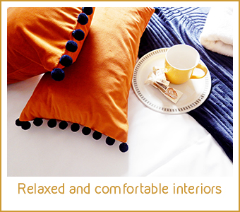 Relaxed and comfortable interiors